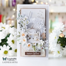 Dies ScrapAndMe - Ornament No 46 - Leaves 5x9 cm
