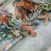 Scrapbooking Papper 49 and Market Sea and Sand