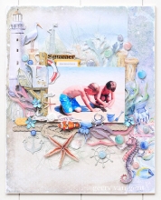 Scrapbooking Papper 49 and Market Sea and Sand