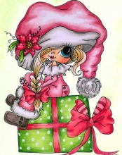 Clearstamps My Besties Santas Little Helper Silkonstämpel