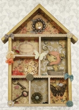 Paper Pad 6”x6” Santoro London Mirabelle Pappersblock 4 8 Tum