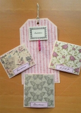 Paper Pad 6”x6” Santoro London Mirabelle Pappersblock 4 8 Tum
