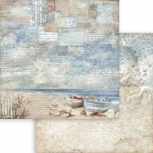 Paper Pad Stamperia Maxi Background Silent Sea