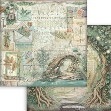 Paper Pad 12x12 Stamperia - Herbarium Silvae