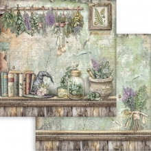 Paper Pad 12x12 Stamperia - Herbarium Silvae