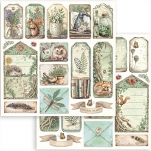 Paper Pad 12x12 Stamperia - Herbarium Silvae