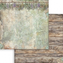 Paper Pad Stamperia 12x12 Tum - Maxi Background Herbarium Silvae