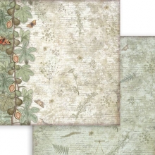 Paper Pad Stamperia 12x12 Tum - Maxi Background Herbarium Silvae