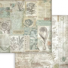 Paper Pad Stamperia 12x12 Tum - Maxi Background Herbarium Silvae