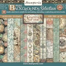 Paper Pad Scrapbooking Stamperia Gardens of Time Collection by Antonis Tzanidakis