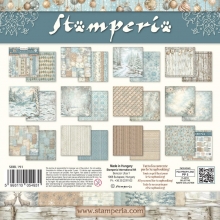 Paper Pad Stamperia 12x12 Tum - Maxi Background White Christmas
