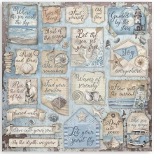 Scrapbooking Paper Pad Stamperia - Silent Sea Strand Beach Ocean Collection