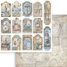 Scrapbooking Paper Pad Stamperia - Silent Sea Strand Beach Ocean Collection