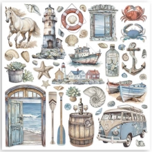 Scrapbooking Paper Pad Stamperia - Silent Sea Strand Beach Ocean Collection