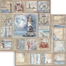 Scrapbooking Paper Pad Stamperia - Silent Sea Strand Beach Ocean Collection