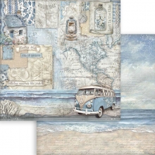Scrapbooking Paper Pad Stamperia - Silent Sea Strand Beach Ocean Collection