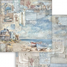 Scrapbooking Paper Pad Stamperia - Silent Sea Strand Beach Ocean Collection