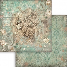Paper Pad Scrapbooking Stamperia Gardens of Time Collection by Antonis Tzanidakis