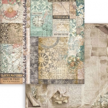 Paper Pad Scrapbooking Stamperia Gardens of Time Collection by Antonis Tzanidakis