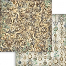 Paper Pad Scrapbooking Stamperia Gardens of Time Collection by Antonis Tzanidakis