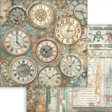 Paper Pad Scrapbooking Stamperia Gardens of Time Collection by Antonis Tzanidakis