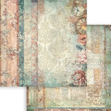 Paper Pad Scrapbooking Stamperia Gardens of Time Collection by Antonis Tzanidakis