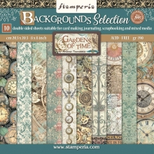 Paper Pad Scrapbooking Stamperia Gardens of Time Collection by Antonis Tzanidakis
