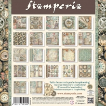 Paper Pad Scrapbooking Stamperia Gardens of Time Collection by Antonis Tzanidakis
