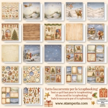 Paper Pad Maxi Stamperia 12x12 Tum - Silent Night