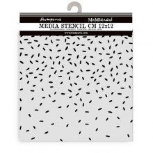 Schablon 12x12 cm - Candy Christmas - Sugar Sparkling