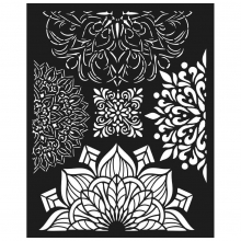 Schablon 20x25 cm - Gardens of Time - Half Friezes