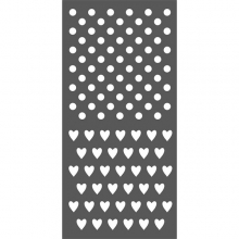 Schablon Stamperia - Polka Dots & Little Hearts