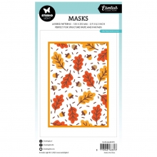 Schablon Studio Light - Leaf Background - Layered Stencil