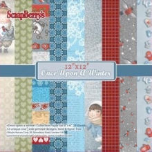 Paper Pad 12x12 ScrapBerrys Once Upon A Winter Scrapbooking Papper