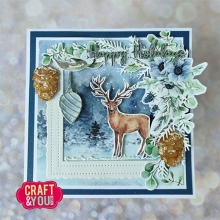Scrapbooking Paper Pad Craft & You - Sprinkled With Snow Christmas