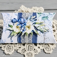 Presentask Pillow Box - 6 st - Pärlemo - 12,5 cm