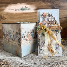 Decoupage Papper Alchemy of Art In Shades of Blue Elegance