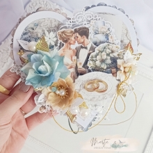 Decoupage Papper Alchemy of Art In Shades of Blue Elegance