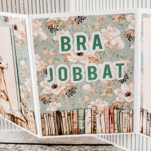 Stickers Klistermärken Bokstäver Alfabet 6 ark Färgade