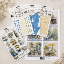 Pappersblommor 20 mm - 100 st - Dusty Blue