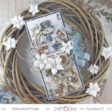 Paper Pack Extra Set - Craft O Clock - Winter Morning Flowers