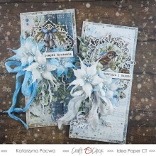 Paper Pack Extra Set - Craft O Clock - Winter Morning Flowers