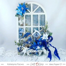 Paper Pack Extra Set - Craft O Clock - Winter Morning Flowers