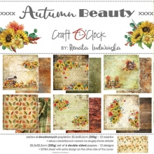 Paper Pad 12x12 - Craft O Clock - Autumn Beauty
