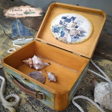 Paper Pad Scrapbooking Papper Alchemy of Art - Ocean Blue