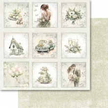 Scrapbooking Papper Bröllop - Reprint - Wedding Collection