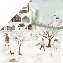 Scrapbooking Julpapper Paper Pad 12x12 - Craft & You - Winter Holiday