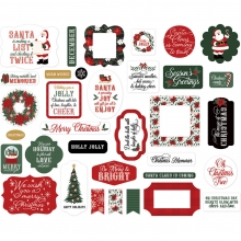 Die Cuts Ephemera Echo Park - Santa Claus - 34 st