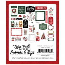 Die Cuts Frames and Tags - Echo Park - Santa Claus - 34 st