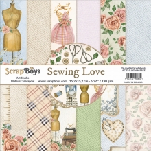 Paper Pad 6x6 - ScrapBoys - Sewing Love